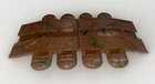 Marx Battleground Pontoon Bridge Terrain Marbled Caramel Hard Plastic Vtg