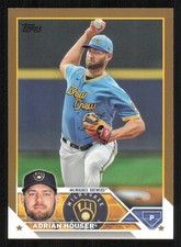 2023 Topps Gold #323 Adrian Houser /2023