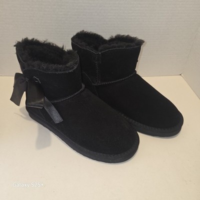 NWOT Women's Black  Pawz by Bearpaw 'Amelia' Cold Weather / Snow Boots - Size 7