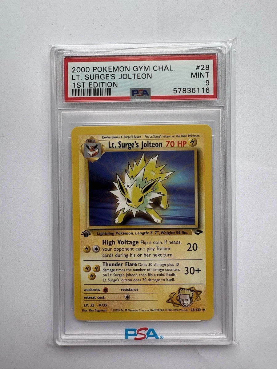 Jolteon Pokémon TCG Professional Sports Authenticator (PSA