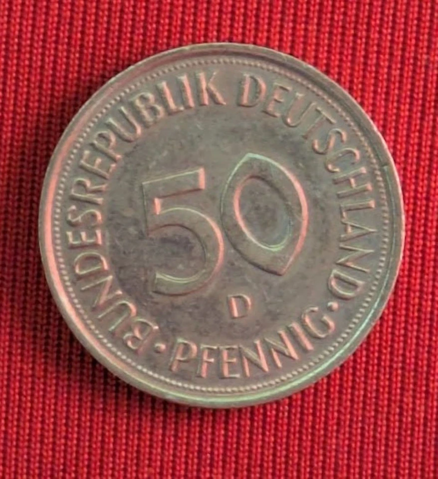 Bund 50 Pfennig 1986 D - Bild 1 von 2