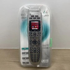 Logitech Harmony 650 Universal Color Screen Remote New Open Box Torn Package