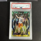 2024 PANINI SELECT GREEN & YELLOW SHOCK #30 BO NIX ROOKIE RC PSA 10 BRONCOS