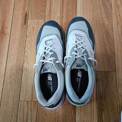 Mens Waterproof New Balance MG997NW Golf Shoes Color Navy White Size 14 Wide