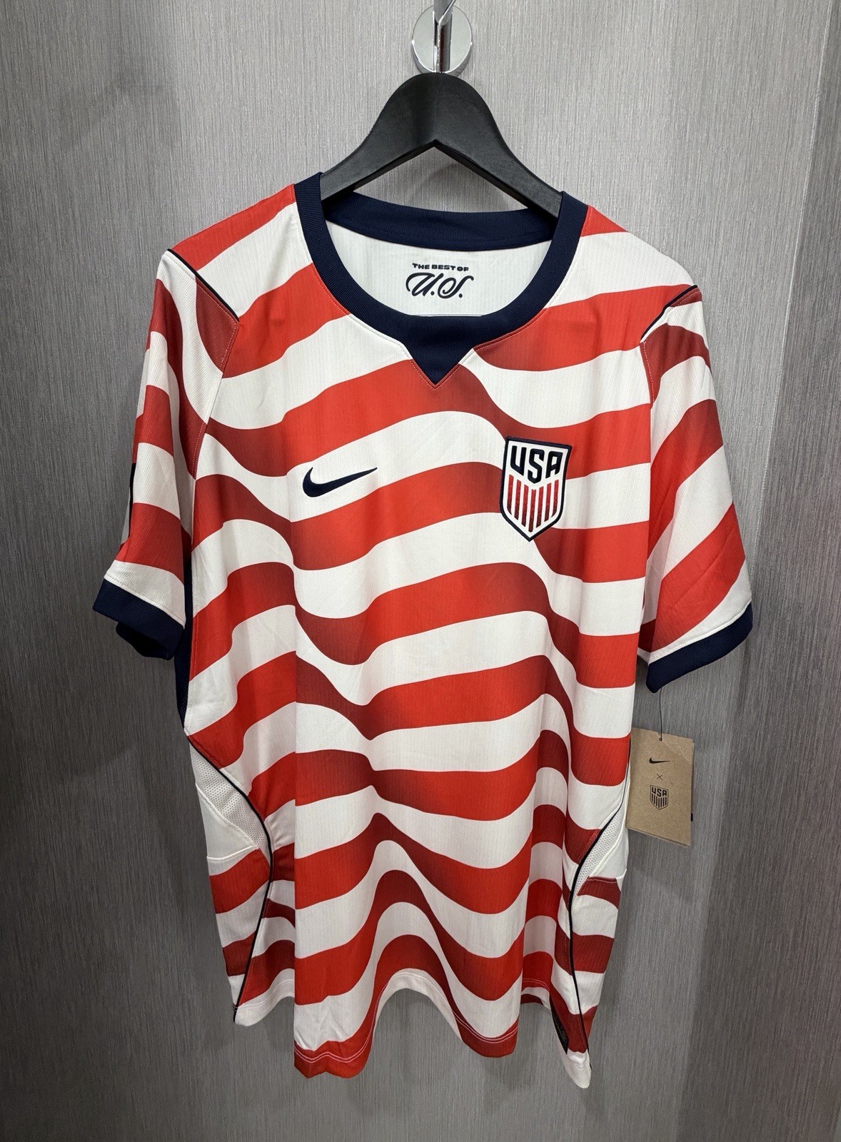 Authentic Nike 2026 World Cup USA USMNT Stadium Jersey with World Cup Patch XXL
