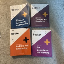 Becker CPA Exam Review Books exams after 12/3...