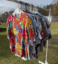 Vintage Clothing Lot 70s - 90s Tops 31 Pieces Womens Small Medium Wholesale