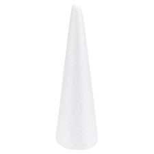 1 PCS Foam Cones for Crafts 11.81 Inch Solid Polystyrene DIY Tree Base Floral