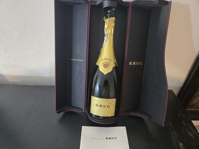 Krug Brut Grande Cuvee 750 ml  Bottle & Gift Box