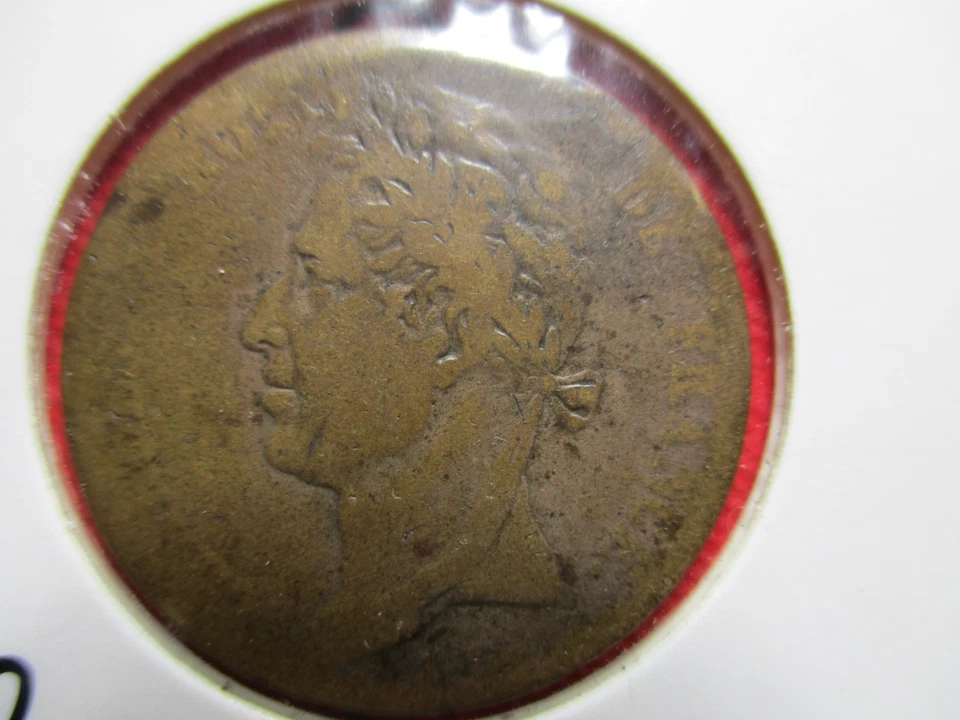 Charles X 5 centimes 1828 A Colonie française . Antilles . - Photo 1/3