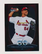 TREVOR ROSENTHAL ⚾ 2013 Bowman Chrome Top 100 Prospects Insert #BTP-60 Cardinals