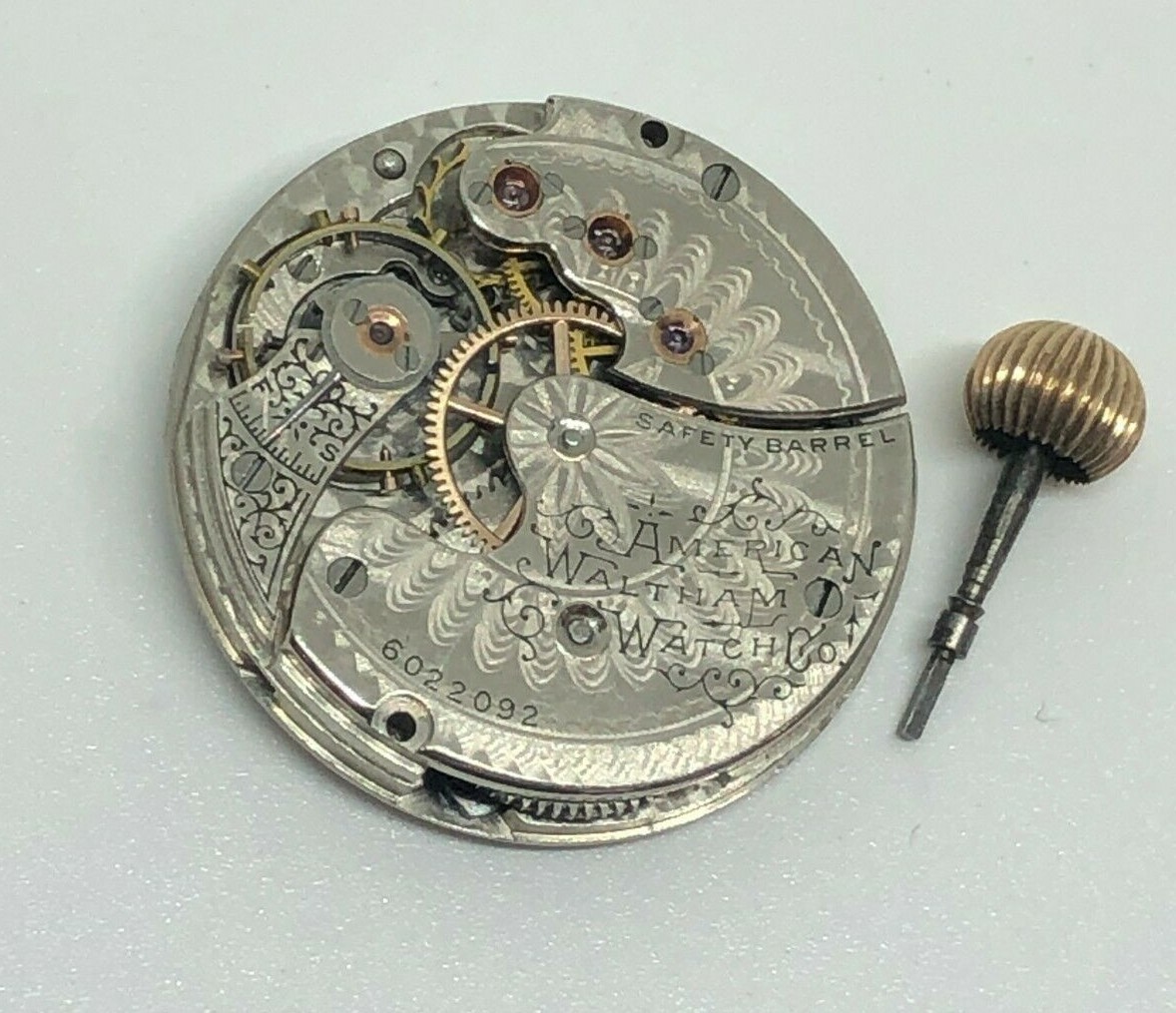 American Waltham Pocket Watch Movement 11 Jewels 1891 Breguet Hairspring Size 0s eBay