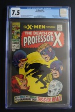 X-MEN #42 Death Professor X 1968 Origin CYCLOPS & Joins, Jack O'Diamonds CGC 7.5