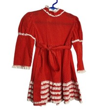 Vintage Girls Swiss Dot Dress