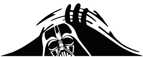 Star Wars Peeping/Peekaboo Neuheit Aufkleber, YODA, STORM TOOPER, DARTH VADER - Bild 14 von 16