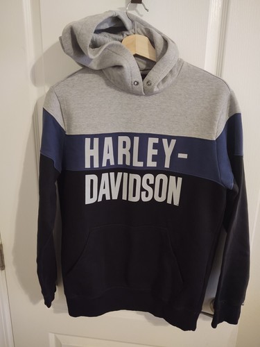 Kleiner Harley-Davidson Hoodie Herren Grau Und Schwarz Small