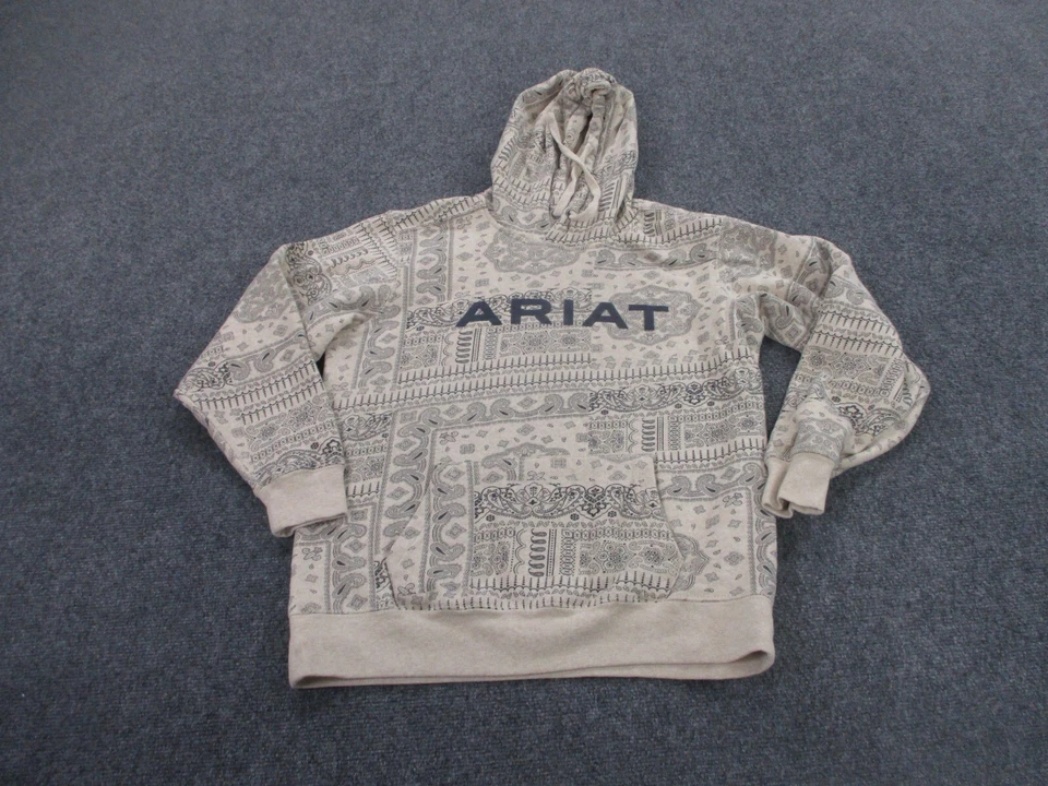 Sudadera con Capucha Ariat Adulto S Paisley Bandana Logo Pullover Trabajo Aire Libre Mujeres Foto 2 de 4