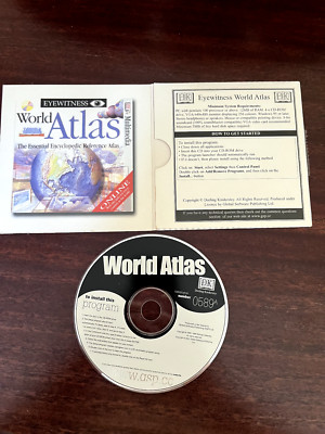 eyewitness world atlas CD Multimedia Essential Encyclopedia Referenzatlas