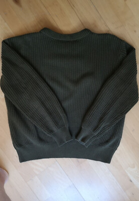 Pullover Patentstrick Minimum olivgrün Gr. XL wenig getragen