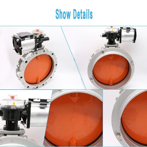 Powder Butterfly Valve Pneumatic Powder Cement Double Flanged Butterfly Valve - Picture 1 of 19