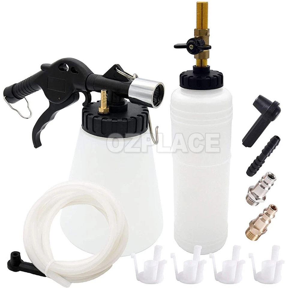 Air Brake Bleeder Kit Clutch Vacuum Oil Bleeding Extractor Fluid Fill Adapters - image 2 of 4