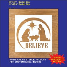 Nativity - Reusable, Flexible Stencil