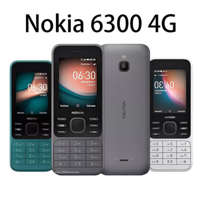 New Nokia 6300 (Unlocked) 4G Dual SIM classic LTE Cell Phone 3 Colors New Phone