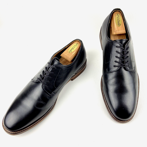 Men’s Black Dress Shoes Plain Toe Oxford RN 58665 Size 13M Nordstrom