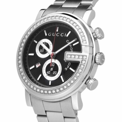 GUCCI 時計 Gucci G Chrono 44mm Stainless Steel Case Stainless Steel Strap