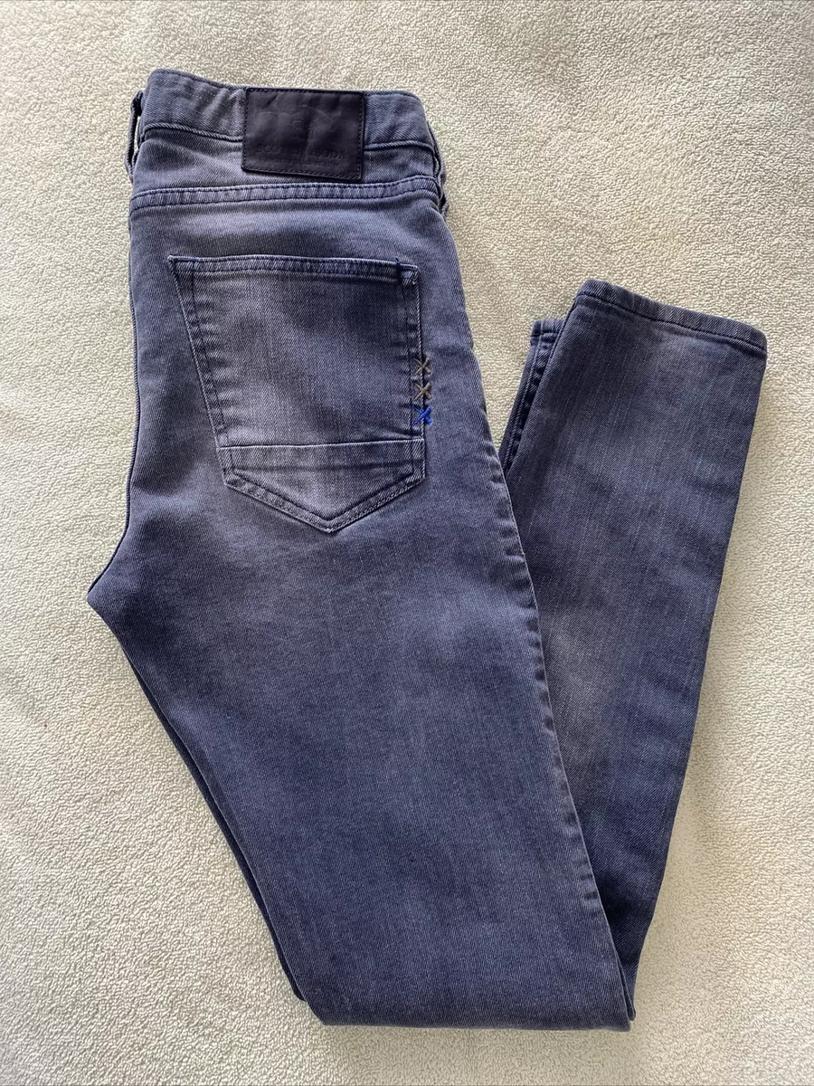 Scotch Soda Radio Blauw Grey Blue Skim Skinny Jeans W31xL32 | eBay