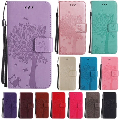 3D Gemustert Flip Handy-Hülle Book Tasche Case TPU Cover Schutz Etui Schale KT  - Bild 1 von 4