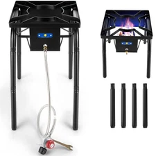 ARC Single Burner Propane Stove Gas Stove Wok Jet Burner for Outdoor Cooking