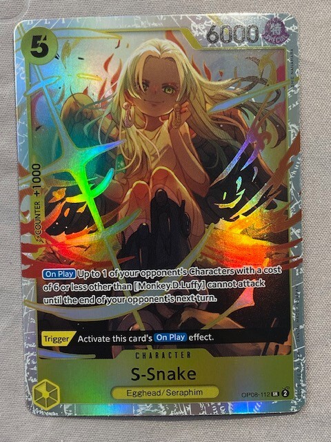 One Piece Two Legends - OP08-112 SR S-Snake Holo