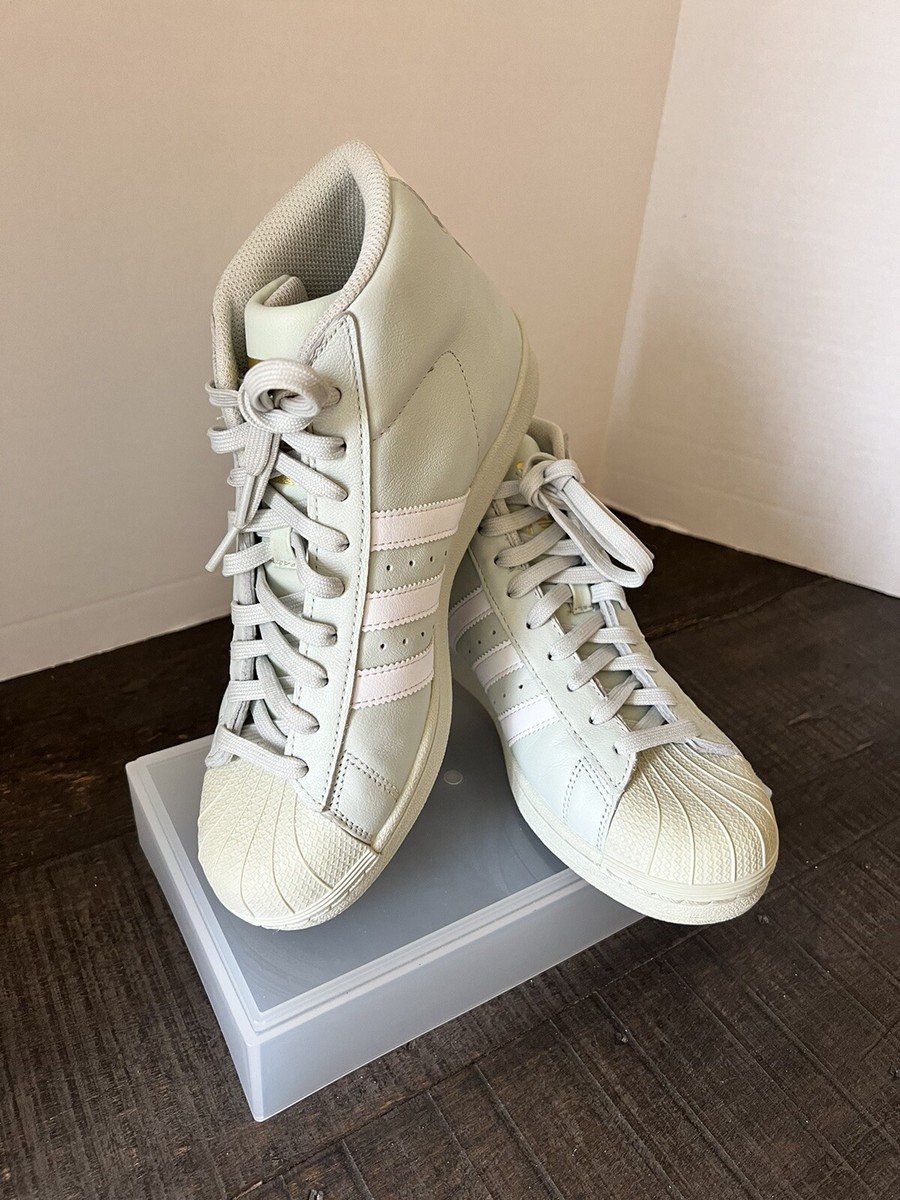 Adidas Originals Pro Model Shell Toe Mint/White/Gold Sneaker Men’s Size  /W