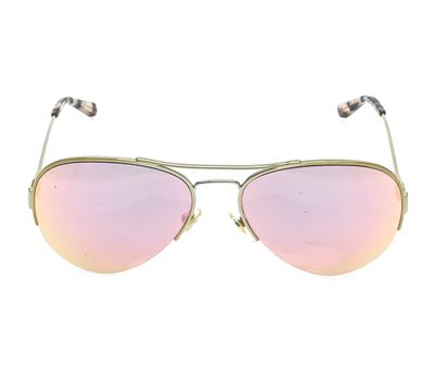 Tory Burch Aviator Gold Havana‎ TY6038 55-16-135 Sunglasses Tory Burch Aviator Gold Havana Polarized TY6010 376/T5 57-14  main image 4