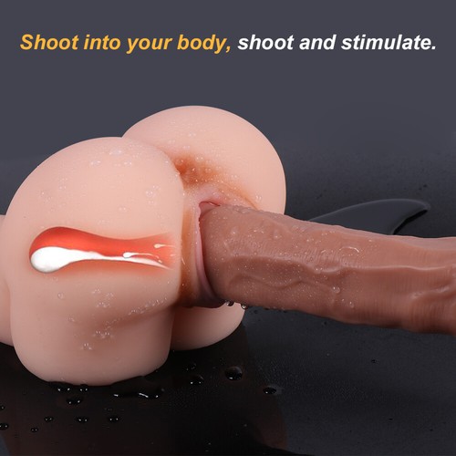 Realistic Ejaculating Dildo Squirting Dildo Soft Silicone Huge Sex Toy For Women - Picture 5 of 11