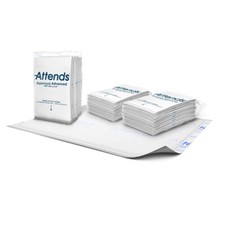 ATTENDS Dry-Lock Underpads Supersorb All-In-One 30 X 36 Disposable 3036 5 Pack