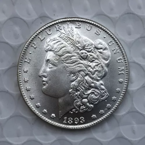 1893-S silver Dollar $1 Silver Dollar - Picture 2 of 2