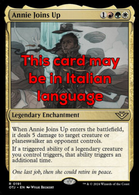 mtg annie joins up nm outlaws of thunder junction (176731800251),