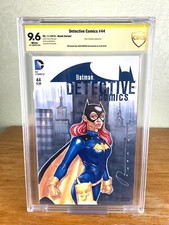 Batgirl Original Comic Sketch Cover Chad Hardin Art Batman Graded CBCS 9.6