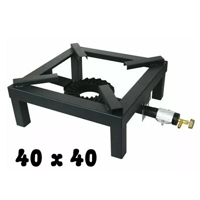 BRUCIATORE A GAS PAVI PALUMBO BRUCIAPIU' 40 FORNELLONE IN GHISA 40X40 PER BOMBOL