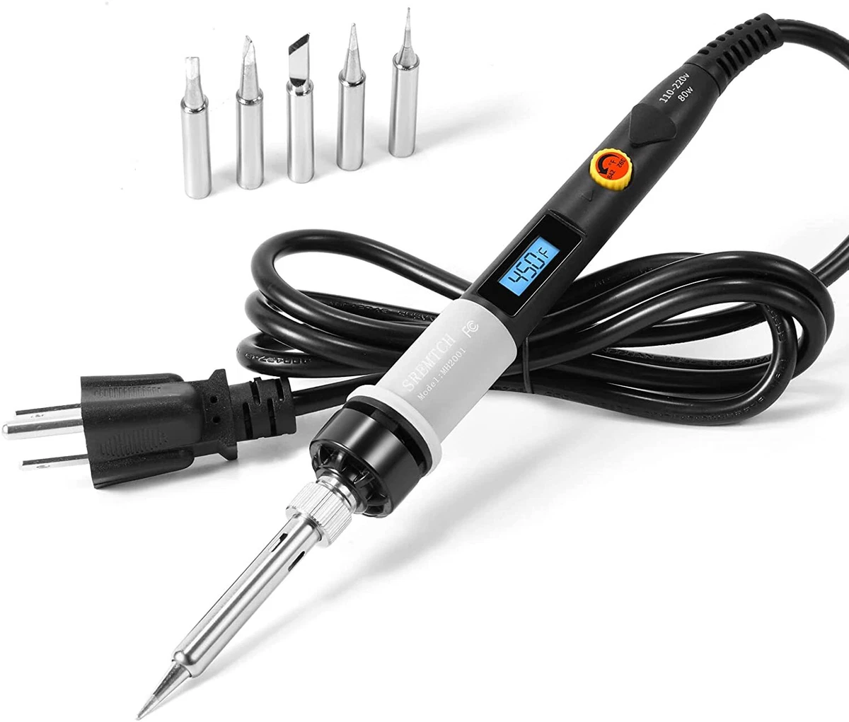 Soldering Iron Kit 80W Electronics Welding Tools Solder Gun