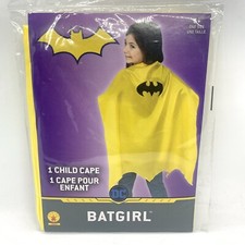 Rubie's Batgirl Cape Kids Child One Size Yellow Polyester