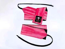 Pink Tie Dye Wrist Wraps for CrossFit, Calisthenics, Gym, Weightlifting