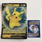 Große XXL Karte - Pikachu V SWSH 198 Promo - Französisch