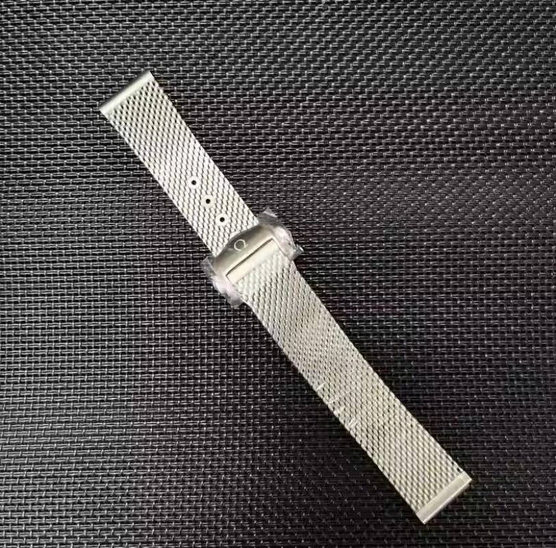Adecuado para Omega Seahorse 300 Correa 007 Titanio Acero Malla Cinturón 20mm Foto 4 de 4