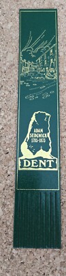   ADAM SEDGWICK - DENT   LESEZEICHEN   Leder *aus Sammlung* 127