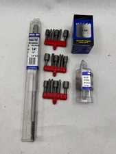 Magbit Misc Lot Of Bits 851.125 Step Bit 628.2816 Hole Saw Extension #B74