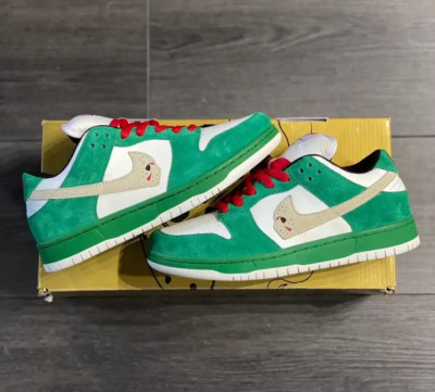 Warren Lotas Jason Dunk toxic green shoe Size 6 Rare BANNED Brand New DS OG ALL