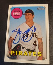 Steven Brault Autograph Signed 2018 Topps Heritage Pittsburgh Pirates